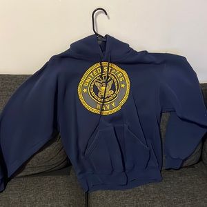 US Navy soffee pull over sweater
